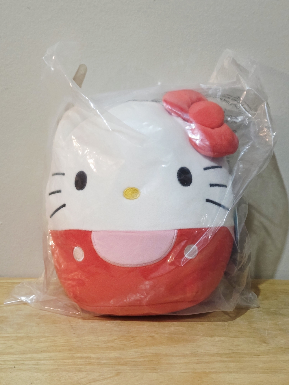 Hello Kitty in Red Overalls 8" Squishmallow Plush